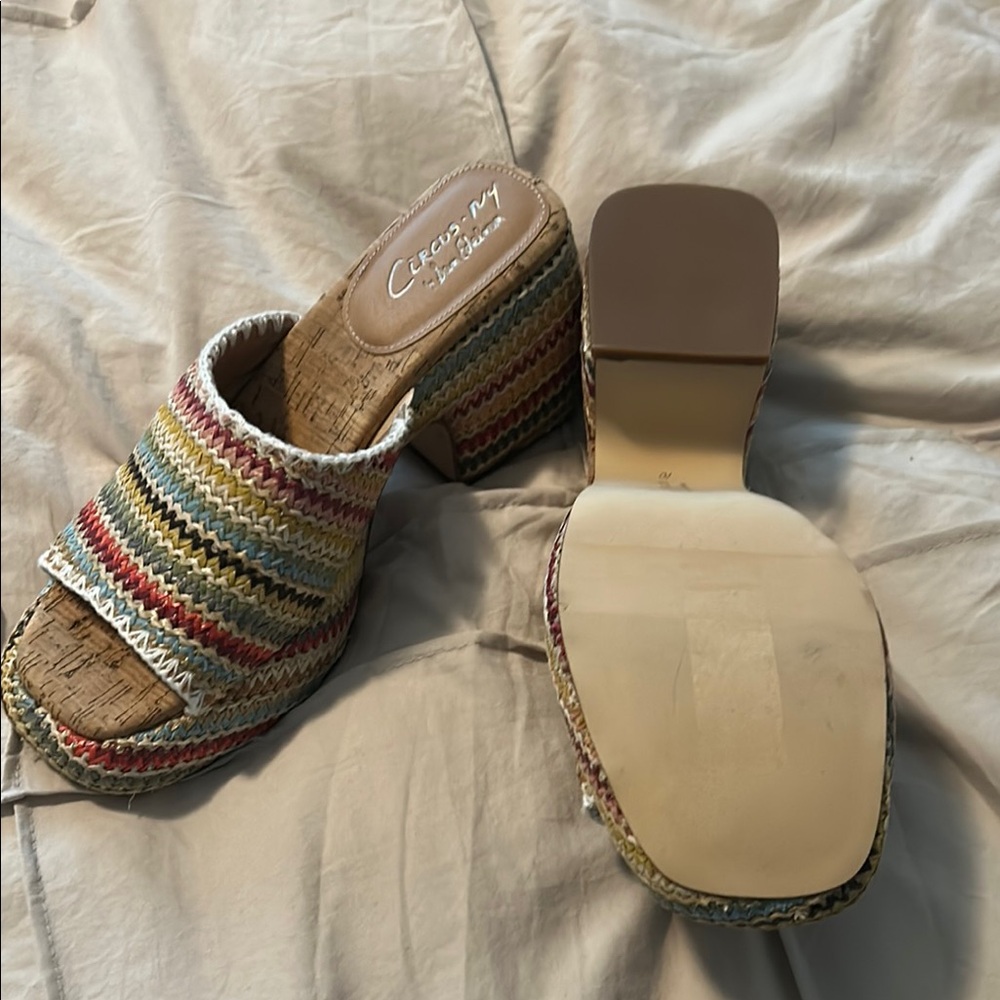 Circus by Sam Edelman Cork Wedge Sandals - Picture 3 of 11